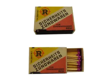 DDR-Streichholzschachtel