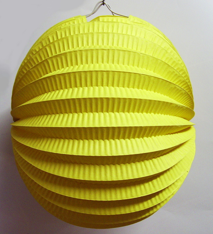 Lampion gelb