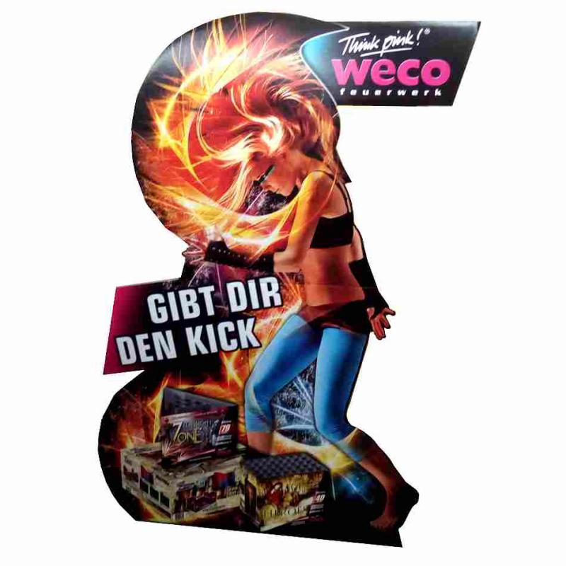 Werbefigur Firewoman